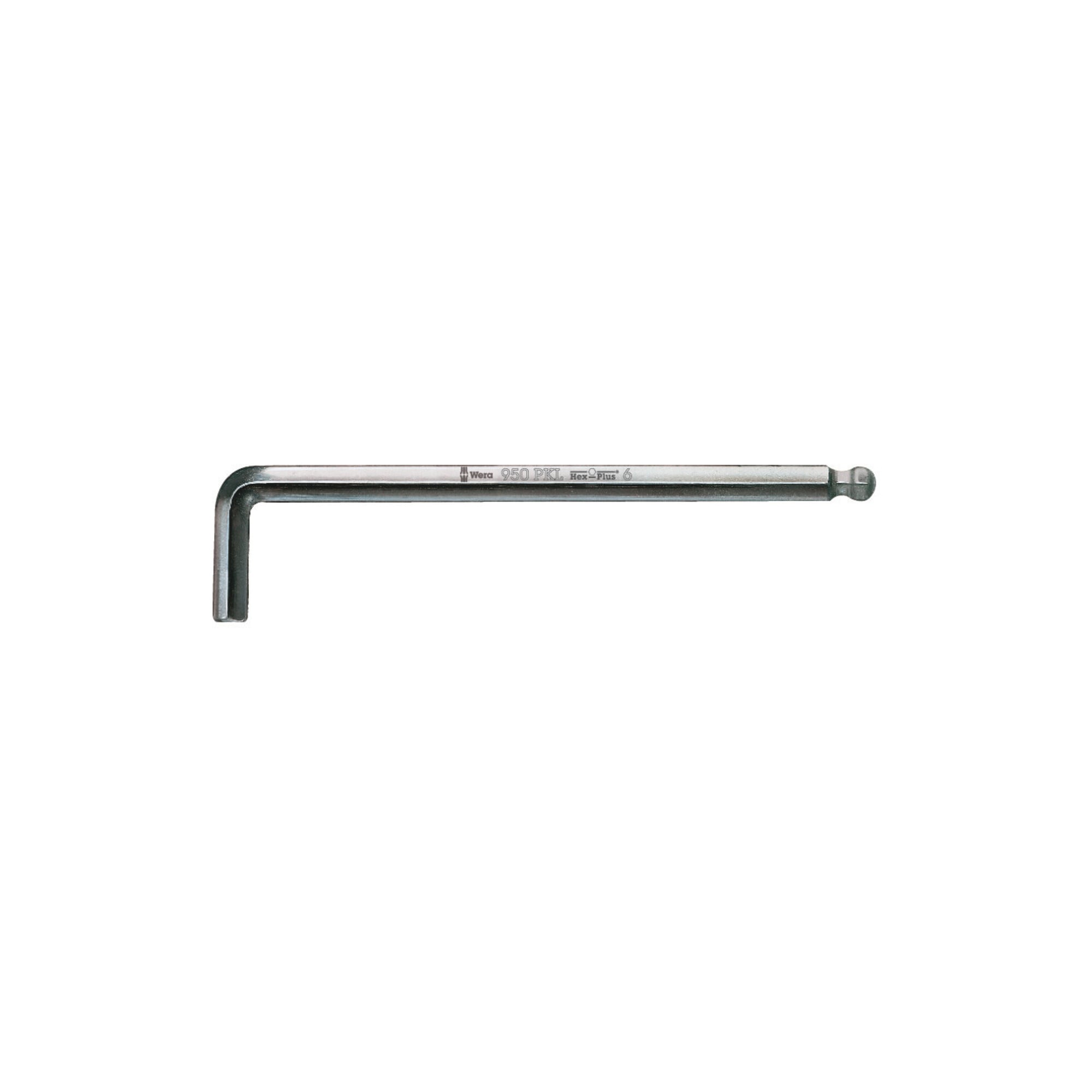 Wera 950 PKL Winkelschlüssel, metrisch, Innensechskant, SW 5,0 mm, Länge 160 mm