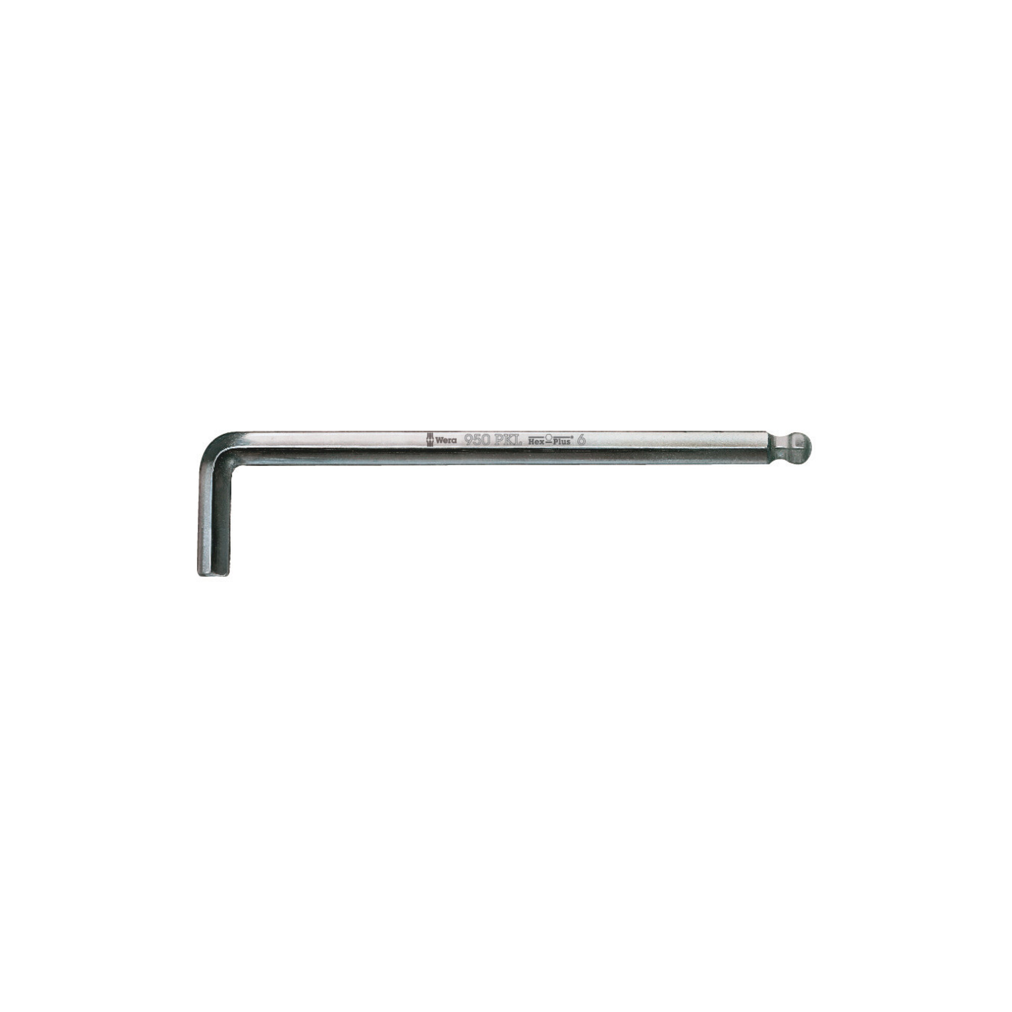 Wera 950 PKL Winkelschlüssel, metrisch, Innensechskant, SW 8,0 mm, Länge 200 mm