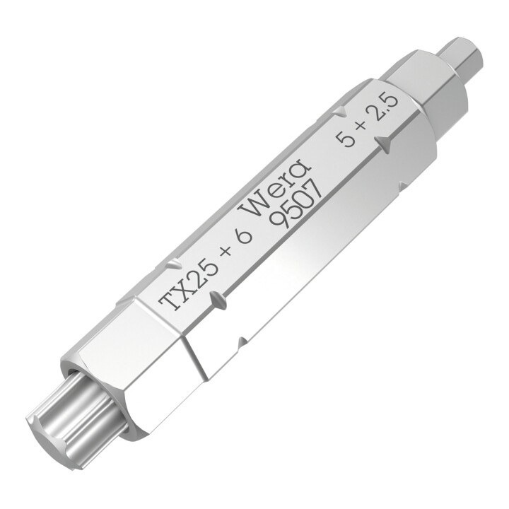 Wera 9507 SB 4-in-1 Bit 2, 2,5; 5; 6 x TX 25 x 37 mm