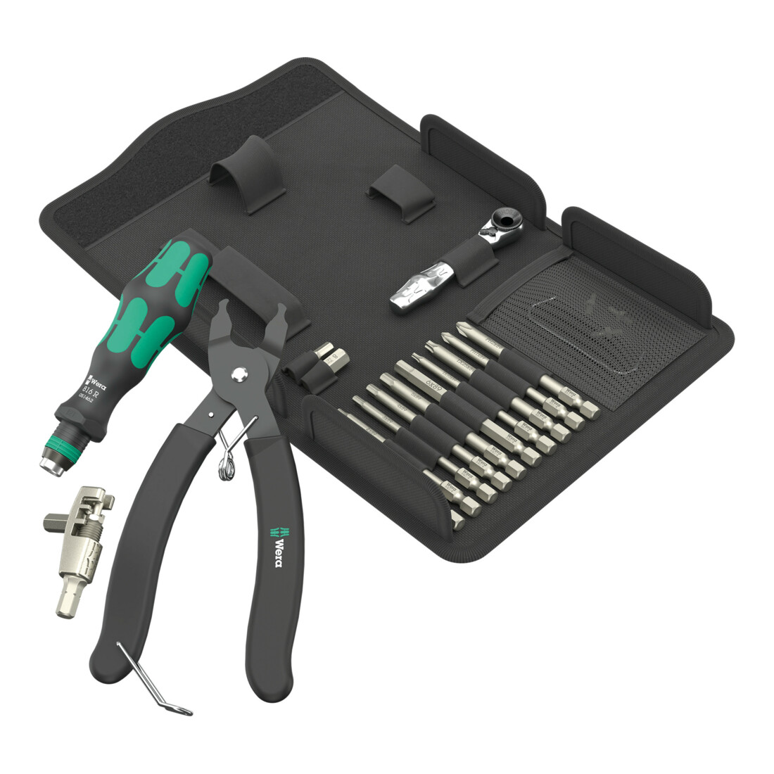 Wera 9532 kettingpons werkplaatsset, 20-delig
