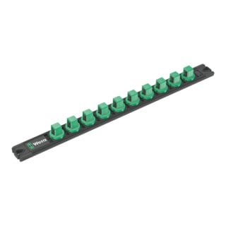 Wera 9602 Nuss-Magnetleiste, 1/2 Zoll , unbestückt, 30 x 370 mm
