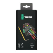 Wera 967/9 TX BO Multicolour 1 SB Stiftsleutelset, BlackLaser