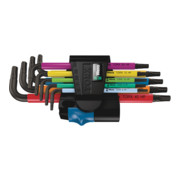 Wera 967/9 TX Multicolour HF 1 Winkelschlüsselsatz mit Haltefunktion, 9-teilig