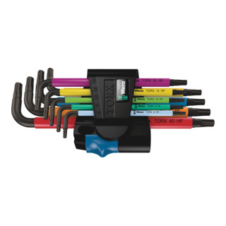 Wera 967/9 TX Multicolour HF 1 Winkelschlüsselsatz mit Haltefunktion