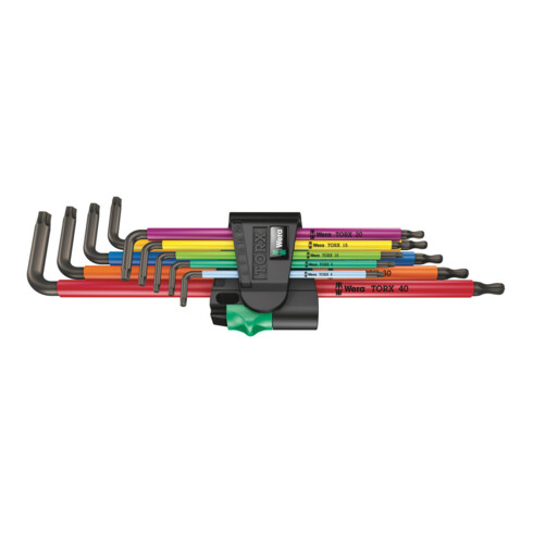 Wera 967/9 TX XL Multicolour 1 Stiftsleutelset, lang