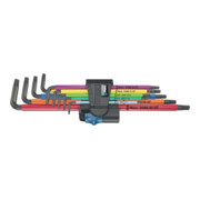 Wera 967/9 TX XL Multicolour HF 1 Winkelschlüsselsatz mit Haltefunktion, lang, 9-teilig
