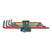 Wera 967/9 TX XL Multicolour HF 1 Winkelschlüsselsatz mit Haltefunktion, lang, 9-teilig