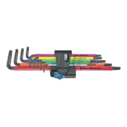Wera 967/9 TX XL Multicolour HF 1 Winkelschlüsselsatz mit Haltefunktion, lang, 9-teilig