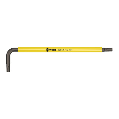 Wera 967 SL TX HF Clé mâle coudée multicolore avec fonction de retenue, TX 15 x 90 mm