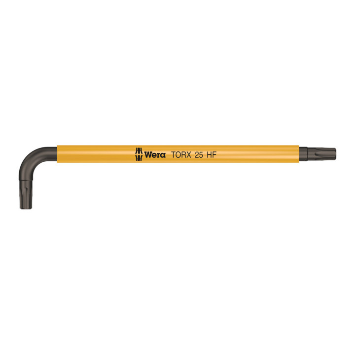 Wera 967 SL TX HF Clé mâle coudée multicolore avec fonction de retenue, TX 25 x 104 mm
