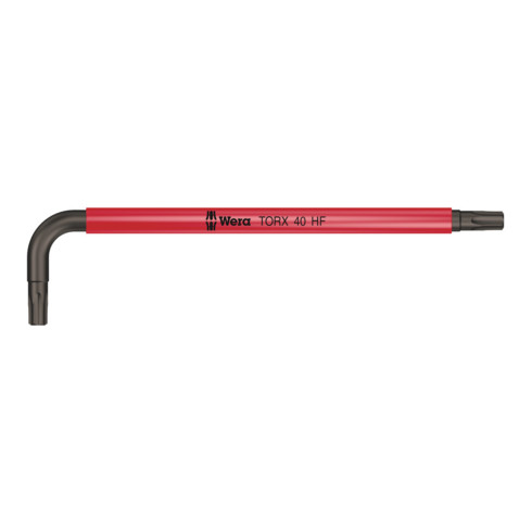 Wera 967 SL TX HF Clé mâle coudée multicolore avec fonction de retenue, TX 40 x 132 mm
