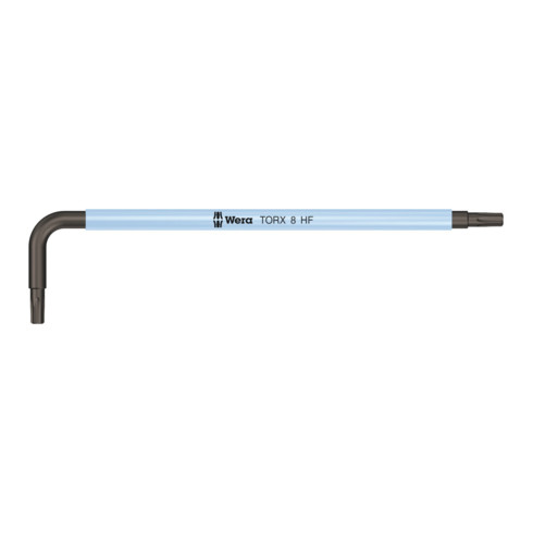 Wera 967 SL TX HF Clé mâle coudée multicolore avec fonction de retenue, TX 8 x 76 mm