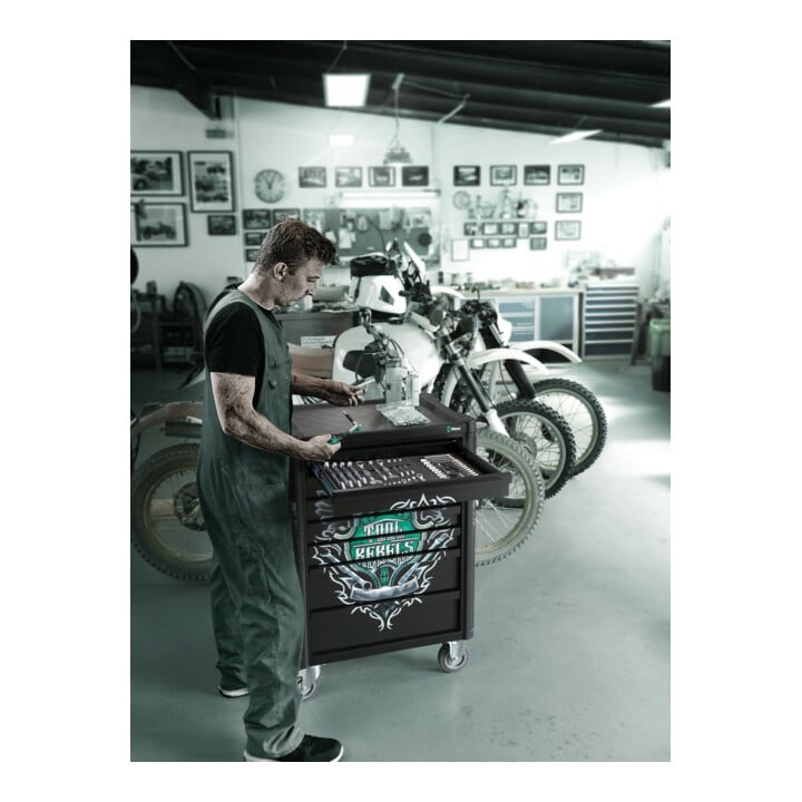 Wera 9700 Tool Rebel werkplaatswagen 1