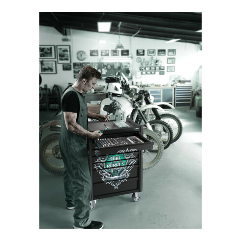 Wera 9700 Tool Rebel werkplaatswagen 1