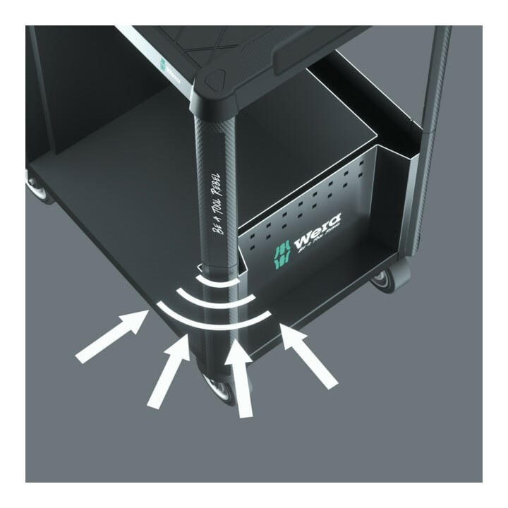 Wera 9700 Tool Rebel Werkstattwagen 1, 94-teilig