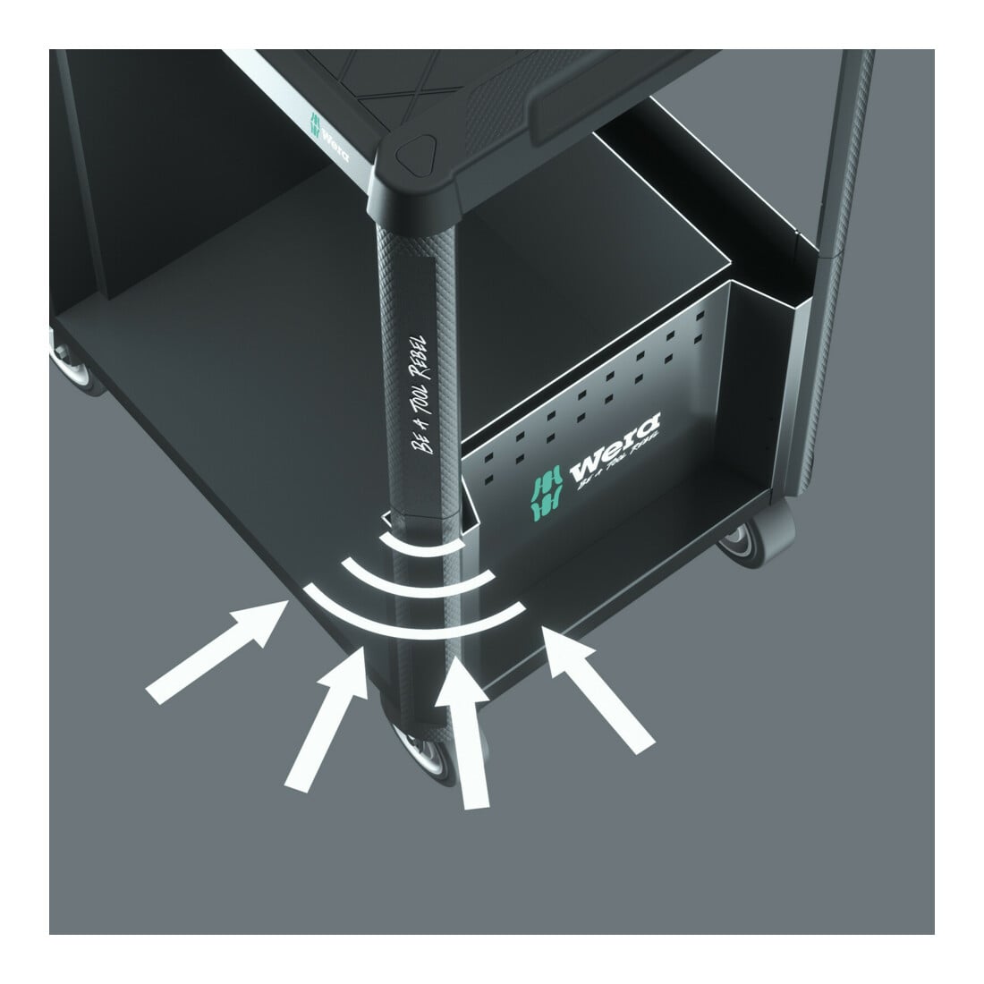 Wera 9700 Tool Rebel Werkstattwagen 1, 94-teilig