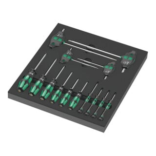 Wera 9712 Schaumstoffeinlage TX HF Schraubendreher Set 1, 14-teilig
