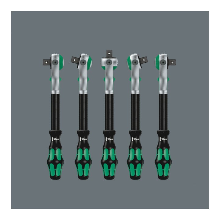 Wera 9722 Schuimrubberen inzetstuk met 8000 C Zyklop ratel 1/2" Set 1