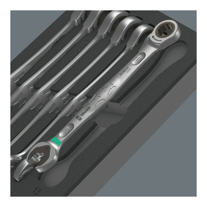 Wera 9730 Schaumstoffeinlage 6000 Joker Set 1, 11-teilig