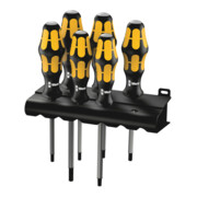 Wera 977/6 TX Schraubendrehersatz Kraftform Wera: Der Schraubmeißel + Rack, 6-teilig