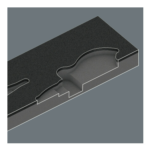 Wera 9781 Schaumstoffeinlage KNIPEX Zangen Set 2, 3-teilig