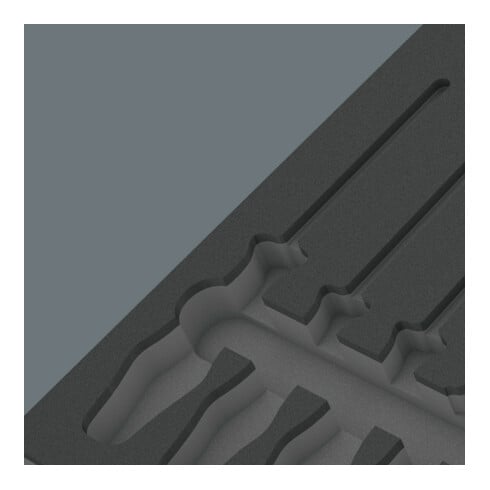 Wera 9812 Schaumstoffeinlage TORX® HF Schraubendreher Set 1, ohne Werkzeug, 344 x 30 x 392 mm