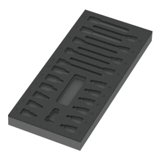 Wera 9823 Schuimrubberen inzetstuk voor Zyklop B 3/8" bitdoppen Set 1, zonder gereedschap