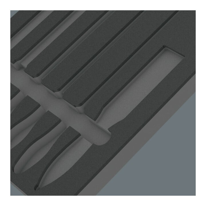 Wera 9883 Garniture en mousse PFERD Jeu de limes 1, sans outil, 344 x 30 x 392 mm