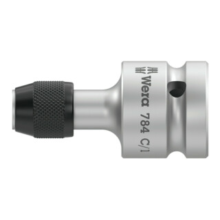 Pièces de raccordement Wera avec mandrin à changement rapide Wera 1/2"' 784 C