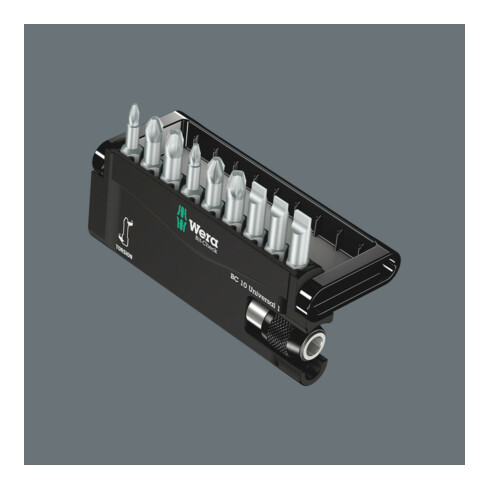 WERA Assortiment d'embouts 10 pièces, avec zone de torsion KPS