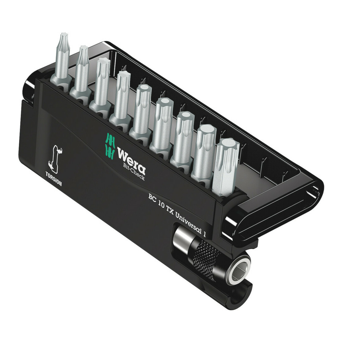 WERA Assortiment d'embouts 10 pièces, avec zone de torsion TX