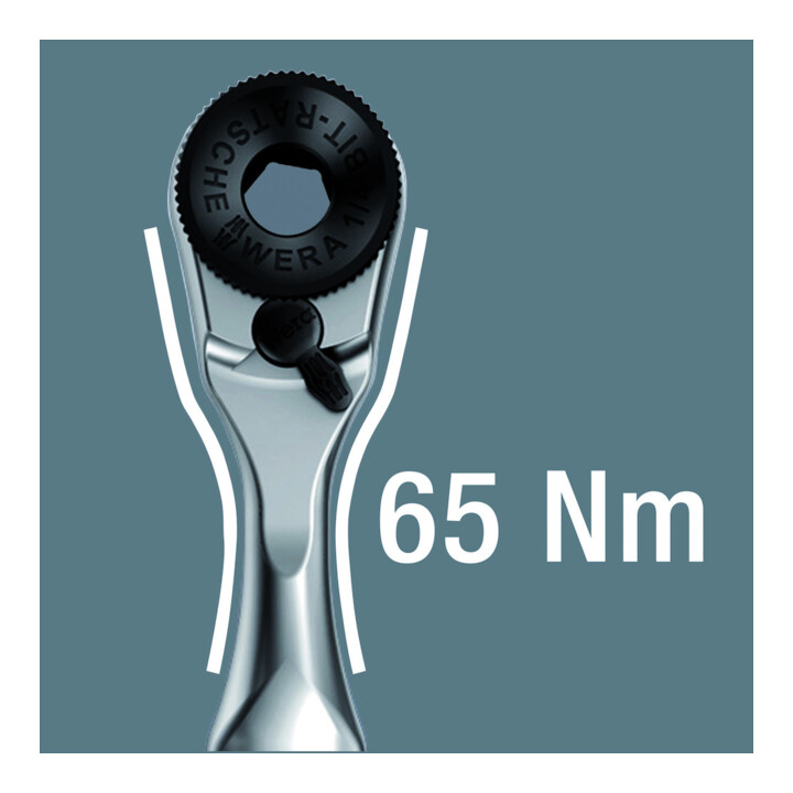 Wera BC BR 30 Universal + 8001 A ¼'' SB, Set inklusive Bit-Halter, Bit-Ratsche und 28 Bits