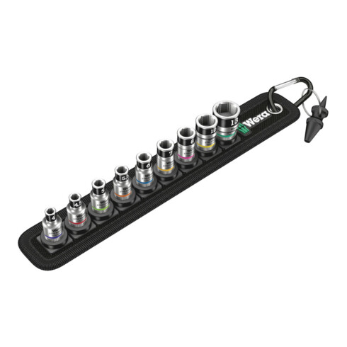 Wera Belt A 1 Zyklop Doppen set, met vasthoudfunctie, met 1/4" -aandrijving