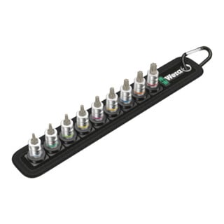 Wera Belt A 3 TORX HF Zyklop Bitnuss-Satz TORX, mit Haltefunktion, 1/4"-Antrieb, 9-teilig