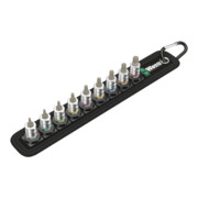 Wera Belt A 3 TX HF Zyklop Bitdoppen set TX, met vasthoudfunctie, 1/4" -aandrijving