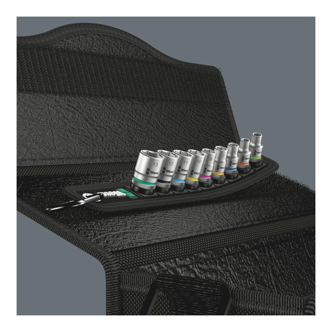 Wera Belt A 4 Zyklop Doppen set, met 1/4" -aandrijving