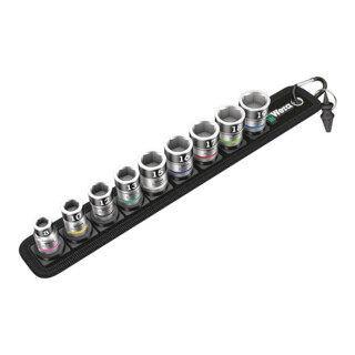 Wera Belt B 1 Zyklop Steckschlüsseleinsatz-Satz, mit Haltefunktion, 3/8"-Antrieb, 10-teilig