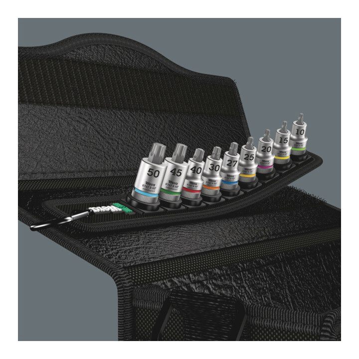 Wera Belt B 3 TX HF Zyklop Bitnuss-Satz TX, mit Haltefunktion, 3/8"-Antrieb, 9-teilig