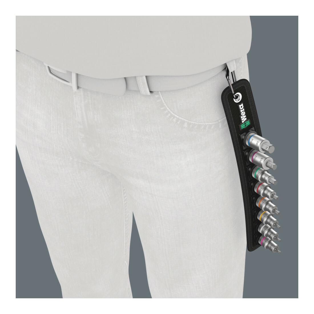 Wera Belt B Imperial 1 Zyklop binnenzeskant Bitdoppen set, met vasthoudfunctie, met 3/8" -aandrijving