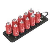 Wera Belt B VDE 1 Zyklop Bitnuss-Satz TX/Innensechskant mit Haltefunktion, 3/8 Zoll-Antrieb, 10-teilig