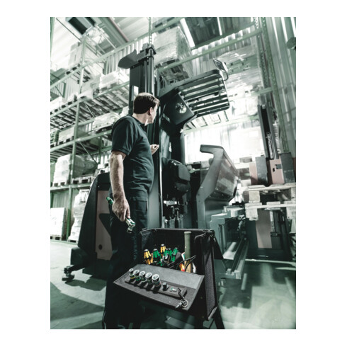 Wera Belt C 1 Zyklop Steckschlüsseleinsatz-Satz, mit Haltefunktion, 1/2"-Antrieb, 7-teilig