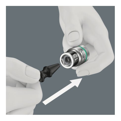 Wera Belt C 1 Zyklop Steckschlüsseleinsatz-Satz, mit Haltefunktion, 1/2"-Antrieb, 7-teilig
