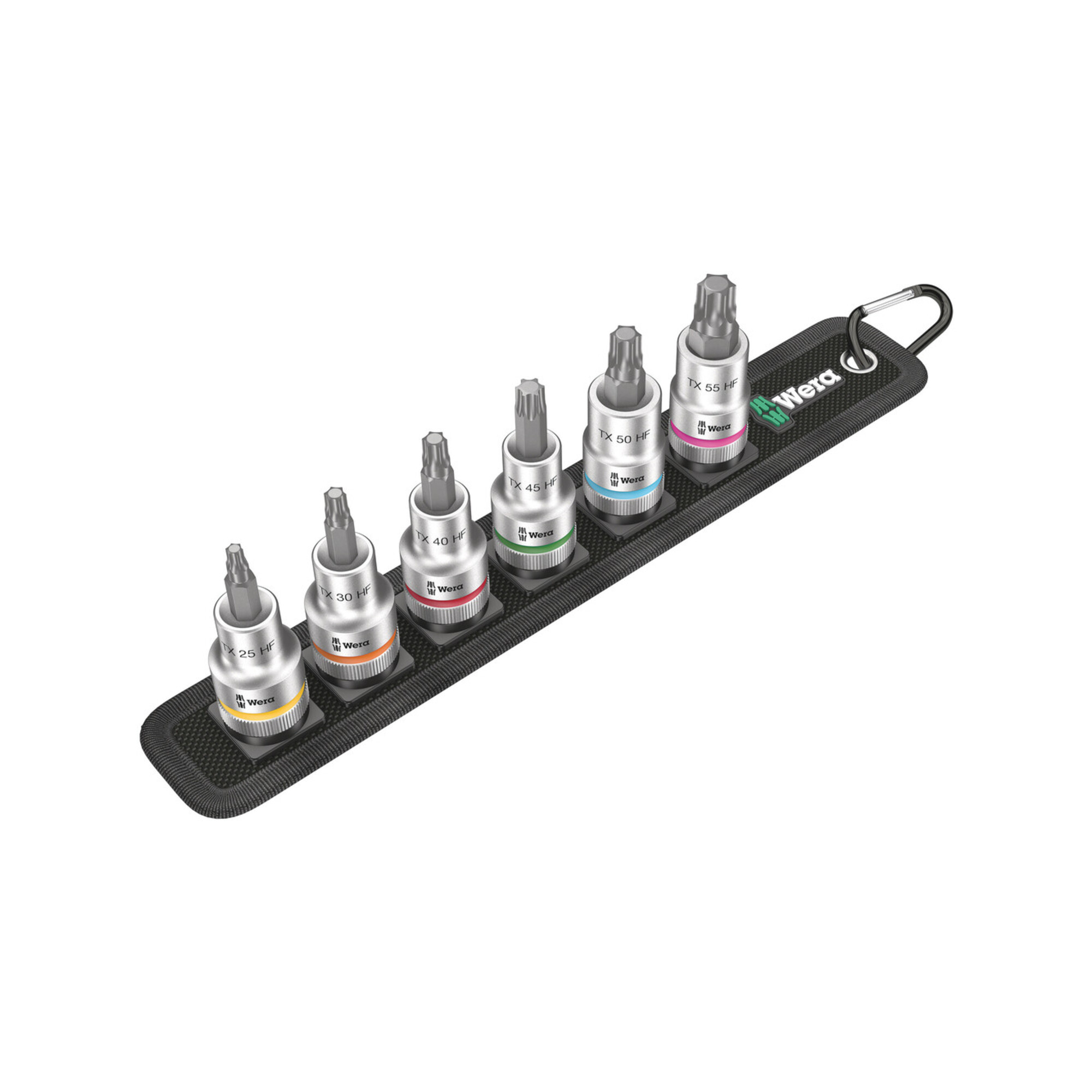 Wera Belt C 3 TX HF Zyklop Bitnuss-Satz TX, mit Haltefunktion, 1/2"-Antrieb, 6-teilig