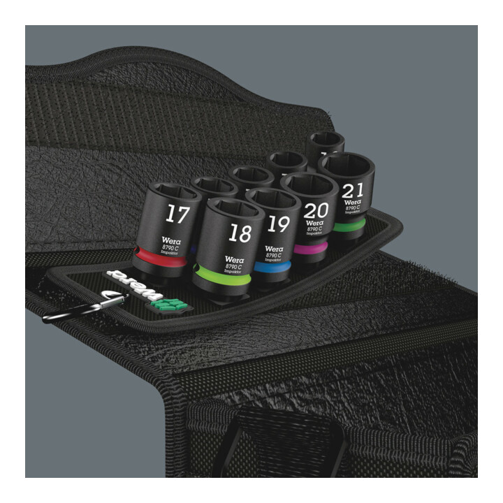 Wera Belt C Impaktor 1 Doppen set, met 1/2" -aandrijving