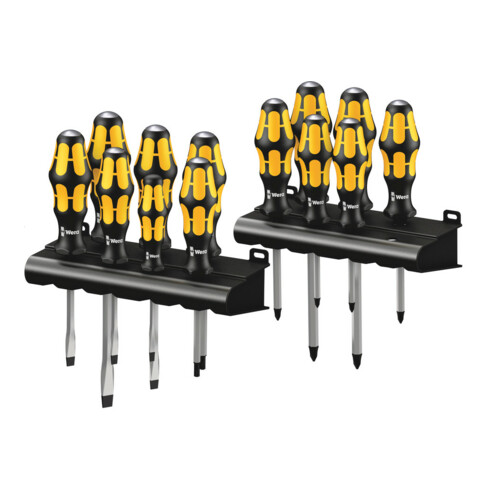 Wera Big Pack 900 Schroevendraaierset Kraftform Wera: De Schroefbeitel + houder