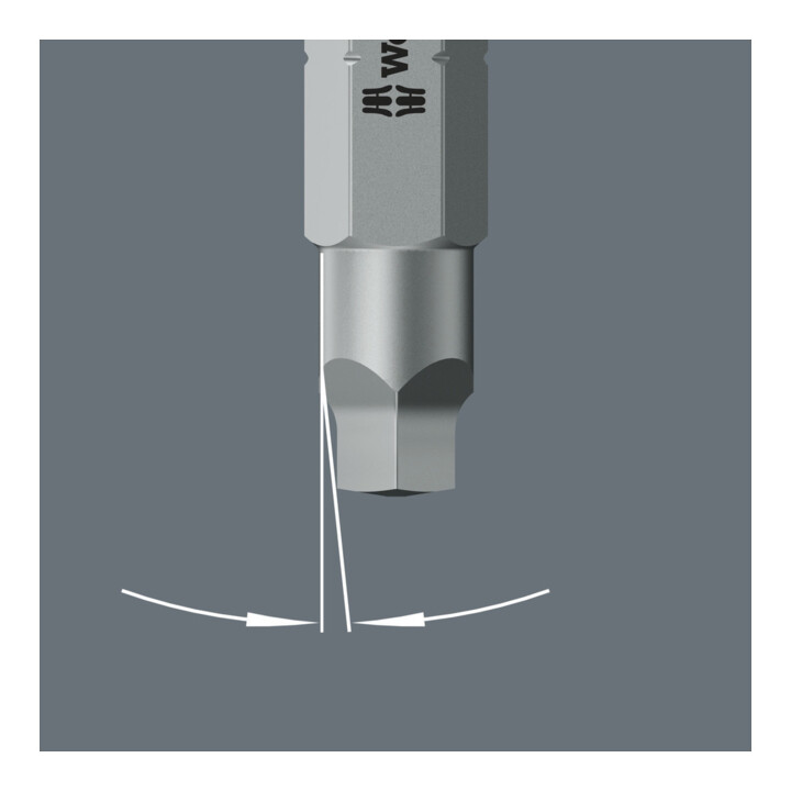 Wera Binnenvierkant-bits 868/1 V 2 x 25 mm