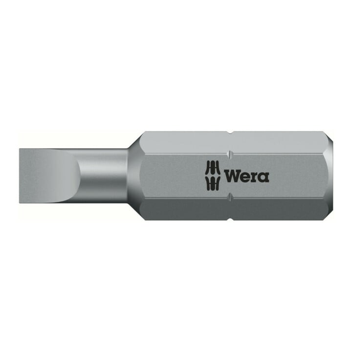Wera Bit 800/1 Z 0,5 x 4,0 x 25mm 1/4" Sechskant-Antrieb