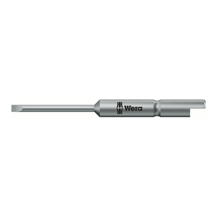 Wera Bit 800/9 C 0,35 x 2,5 x 44mm Halfmoon 4mm Schlitzschraube hart