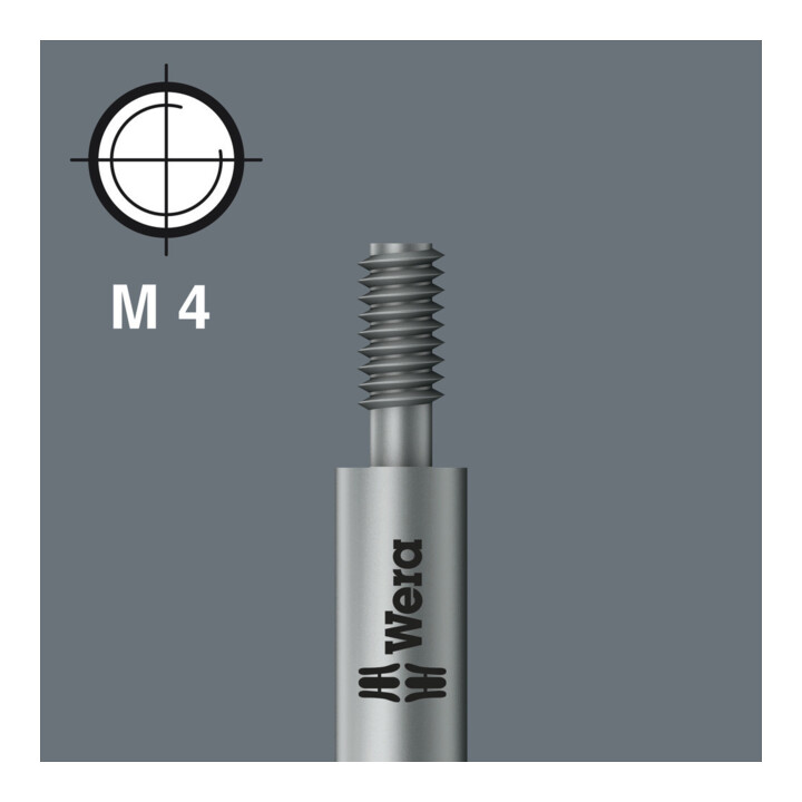 Wera Bit 855/11 Gewinde M4 PZ2x33mm