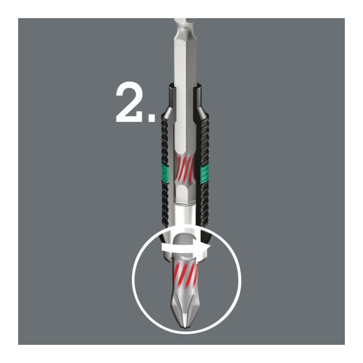 Wera Bit BiTorsion 1/4" DIN 3126 C6,3 PH2x25mm